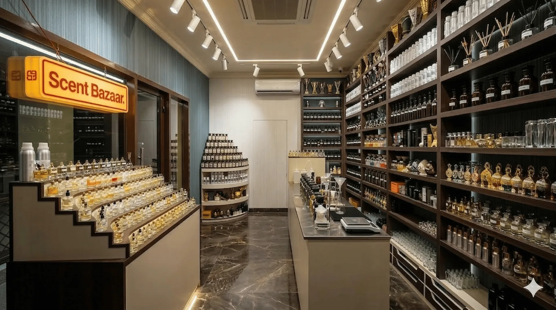 Perfume store interior in Deira Dubai